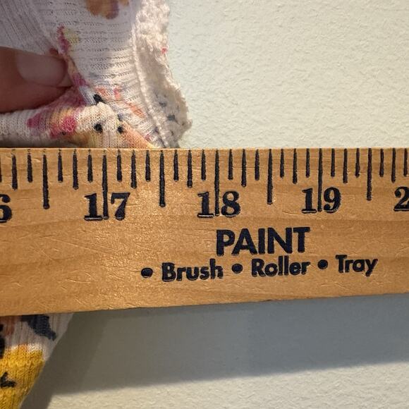 Festival Fairy Crop Top Size Medium Peasant Bloom Coquette Flutter Sleeve Lace - Picture 11 of 12